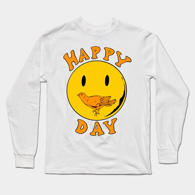 Happy Birdday Long Sleeve T-Shirt by Alien Version